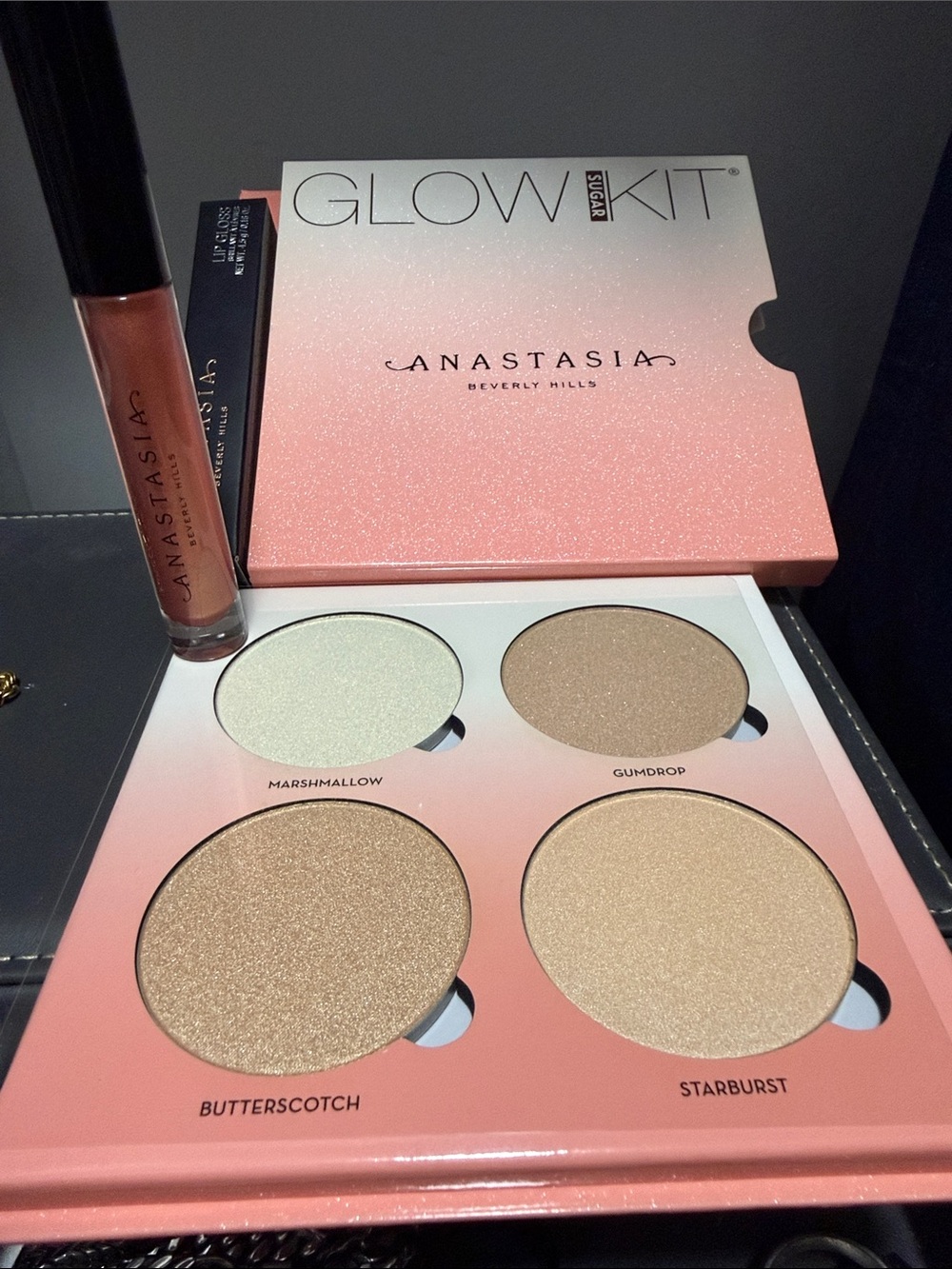 NEW Anastasia Beverly Hills Glow Kit AND lipgloss